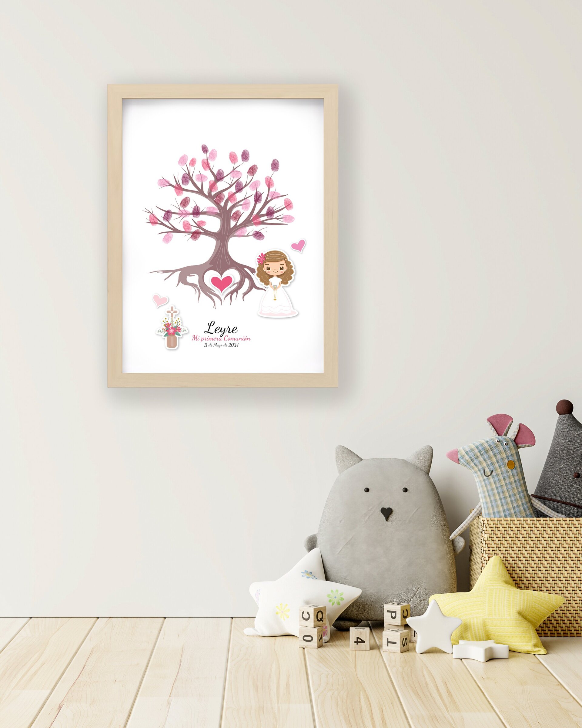 Árbol de huellas para la Primera Comunión - 5