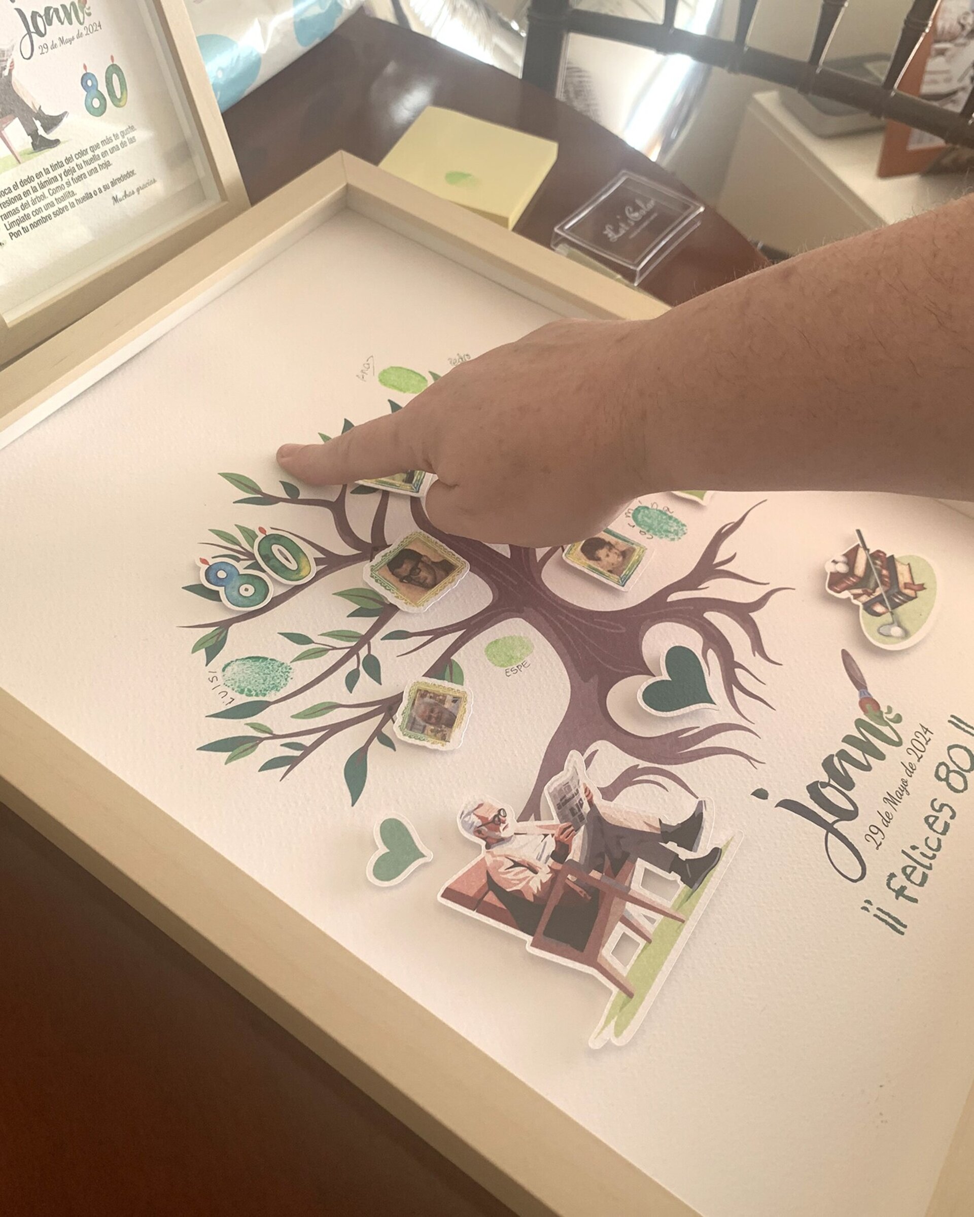 Árbol de huellas dedicado - 3