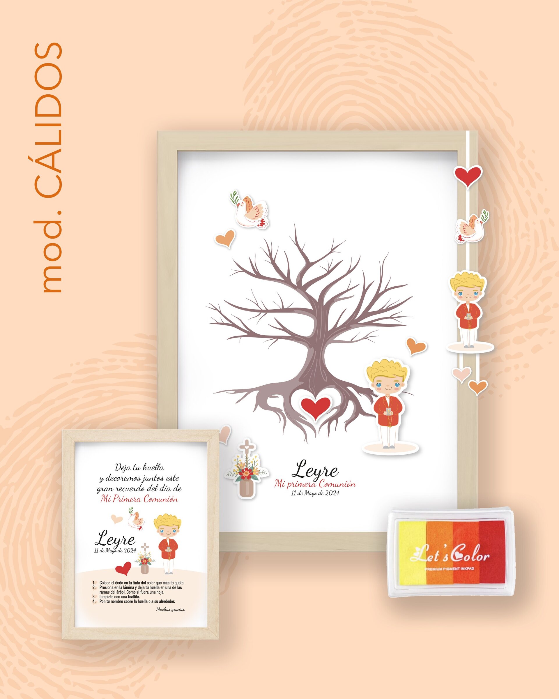 Árbol de huellas para la Primera Comunión - 9