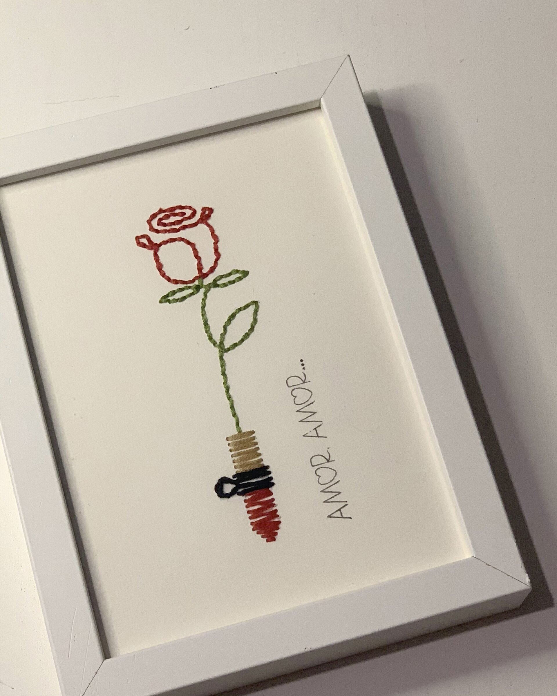 Tarjeta artesanal “Rosa de Foc” – Sant Jordi - 4