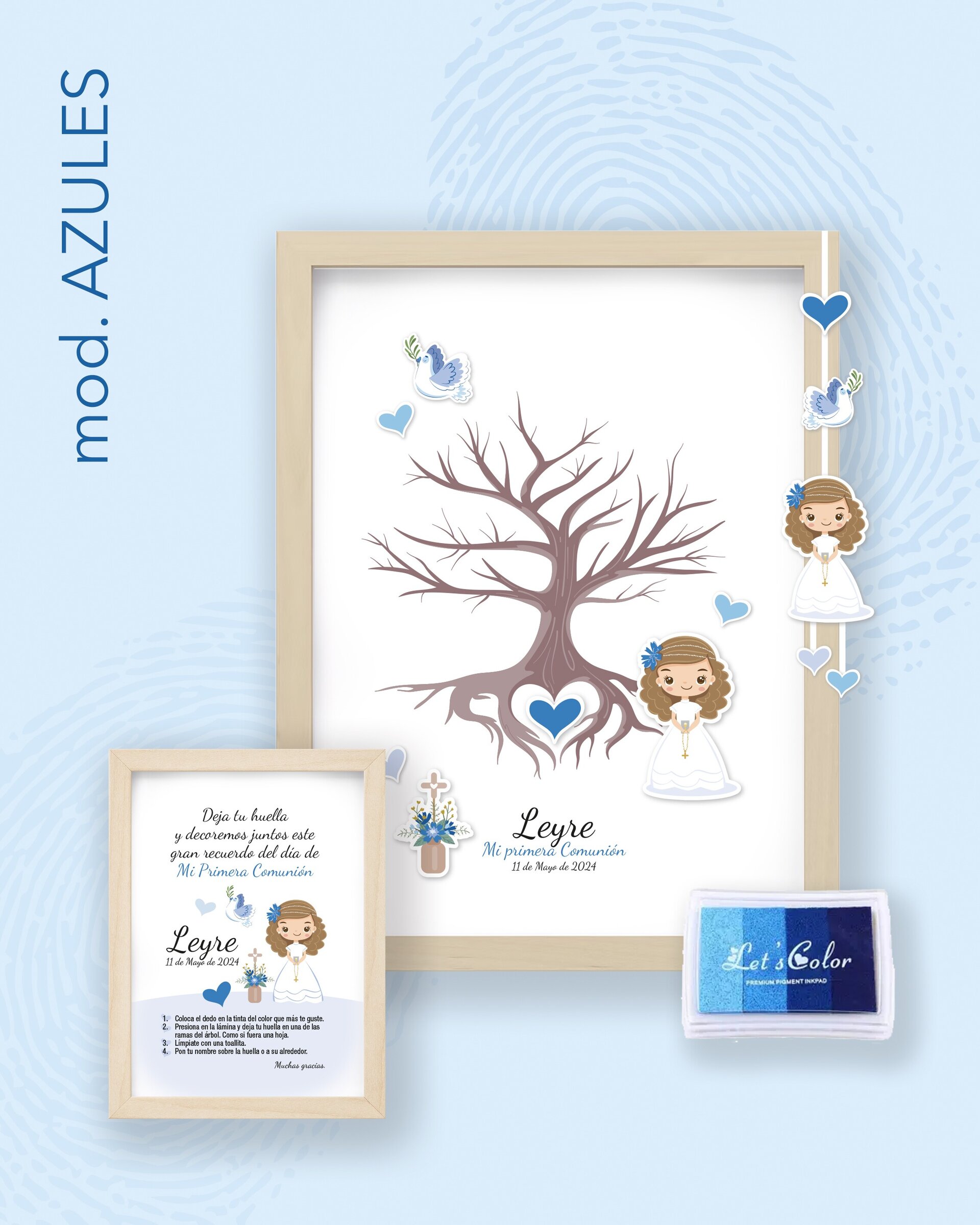Árbol de huellas para la Primera Comunión - 7