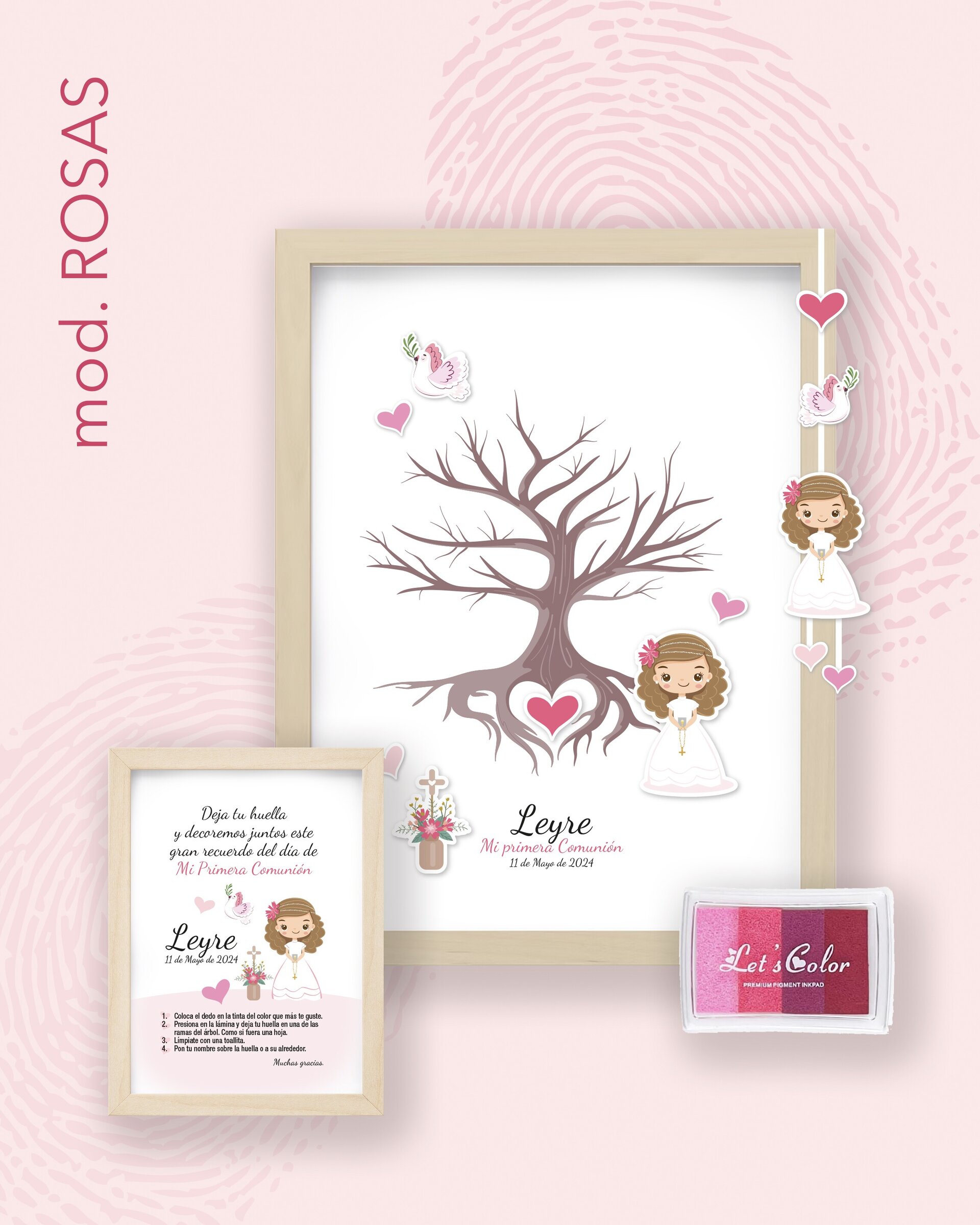 Árbol de huellas para la Primera Comunión - 6